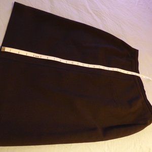 Laura Ashley Black Wool / lycra skirt US 10 petite